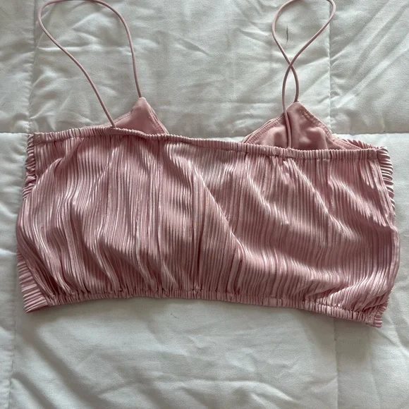 forever 21 pink cropped top - Picture 3 of 3